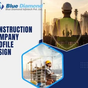 Top construction company profile design for modern business bran