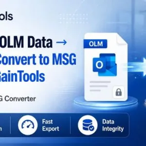 Unusable olm data securely convert to msg with the gaintools