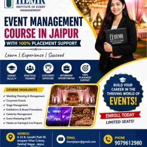 Event management course in jaipur with 100 placement support