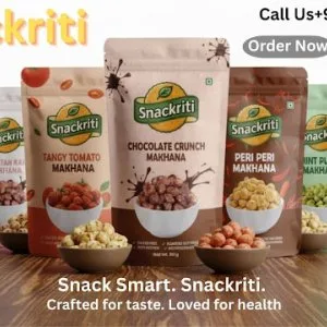 Snackriti makhana manufacturer the smart choice for quality mak
