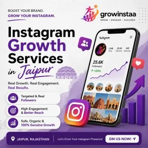 Growinstaa trusted instagram follower company in jaipur