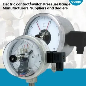 Electric contact switch pressure gauge manufacturers suppliers