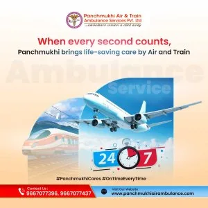Panchmukhi air and train ambulance services in kolkata provides