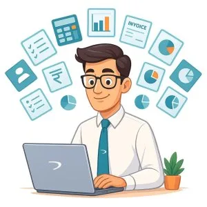 Looking for erp accounting software manage gst invoices repo
