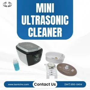 Mini ultrasonic cleaner