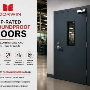 Top rated soundproof doors for commercial and industrial spaces