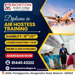 Step into the airline industry with professional air hostess tra