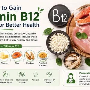How to gain vitamin b12 naturally for better health