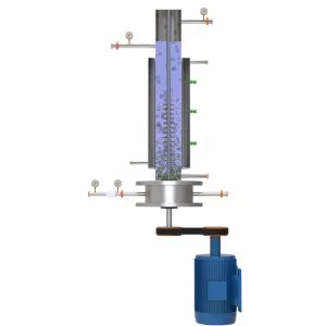Advanced fluidized bed reactor for chemical processing unity f