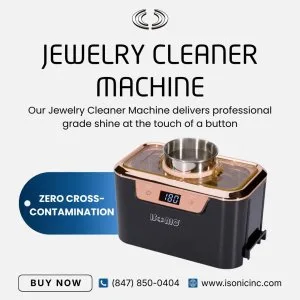 Jewelry cleaner machine
