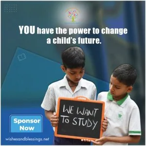 Accessible Education NGO in India Wishes Blessings
