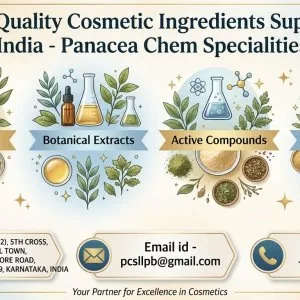 Cosmetic ingredients manufacturer in india pcs llp