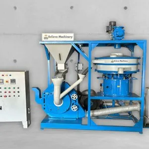 Durable lldpe pulverizer machine for continuous industrial use