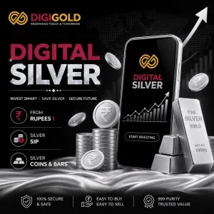 Buy digital silver online at live silver rates pure silver