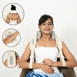 Enem neck shoulder massager machine rechargeable deep tissue