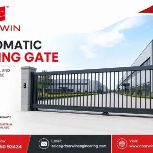 Automatic sliding gate for industrial and commercial use doorw