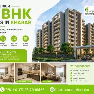 Premium 3 bhk flats in kharar
