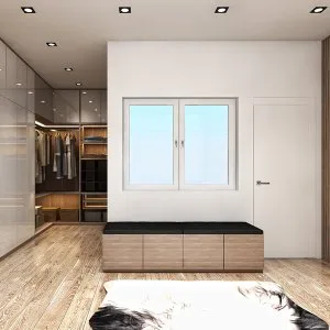 Aristo walkin wardrobe by innovante studio