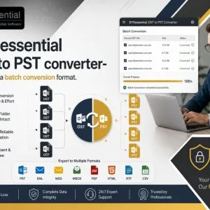 Sysessential ost to pst converter comes with a batch conversion