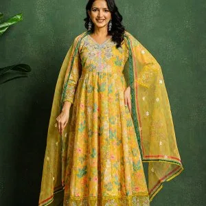 Kiaasa elegant anarkali suit for women timeless ethnic fashion