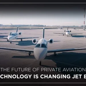 Comparison between private jets and commercial flights