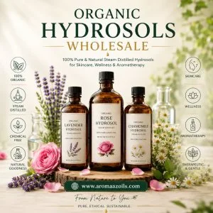 Organic hydrosols wholesale by aromaaz oils