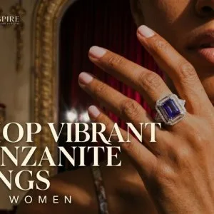 Shop vibrant tanzanite rings for women jewelspire