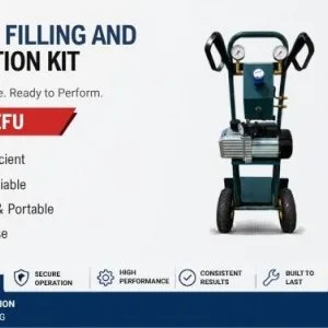 Sf6 gas filling and evacuation kit