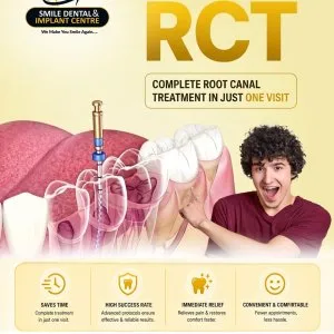 Complete root canal in just one visit smile dental ecil