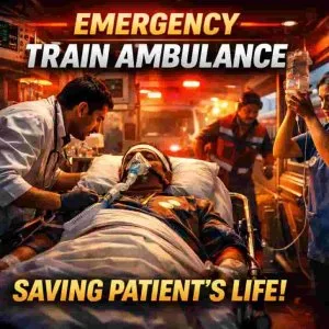 Train ambulance service in patna icu setup with doctors