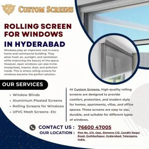 Rolling screen for windows in hyderabad