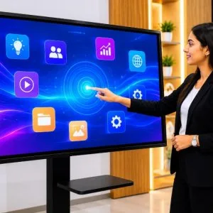 32 inch interactive touch display supplier across india