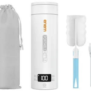 Enem electric kettle bottle 450ml portable water heating bottl
