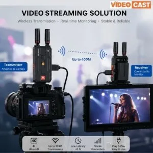 Buy new video streaming wireless transmitter for better live eve