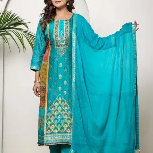 Kiaasa floral anarkali suit graceful ethnic style