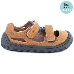 Toddler barefoot sneakers berg brown narrow