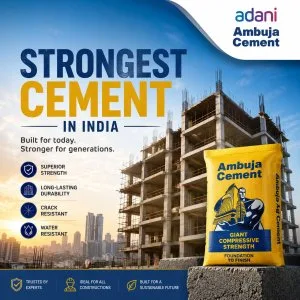 Looking for the strongest cement in india trust ambuja cement