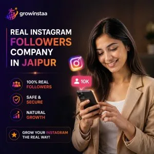 Real instagram followers company in jaipur