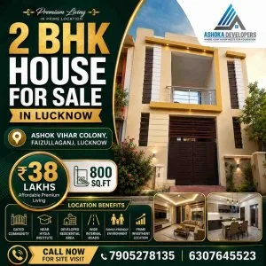 Affordable 2 bhk houses for sale in lucknow own your house