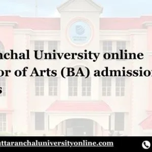 Uttaranchal university online ba admission