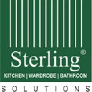 Modern black rolling shutter for stylish kitchen cabinets