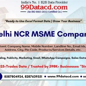 89492 delhi ncr msme companies database with mobile numbers