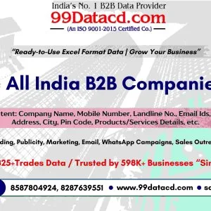 25 lac indian b2b companies for lead generation