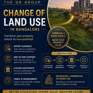 Gr group change of land use in bangalore