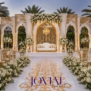 Wedding experiences designed by jovial events in dubai