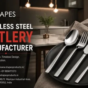 Stainless steel cutlery manufacturers shape products