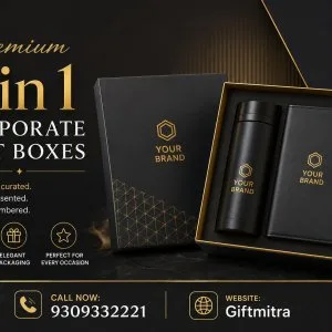 Premium 2 in 1 corporate gift boxes giftmitra