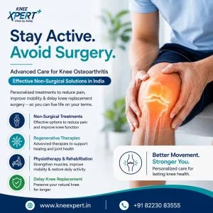 Knee osteoarthritis treatment without surgery in india kneexpe