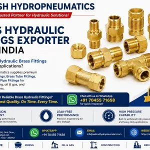 Brass hydraulic fittings