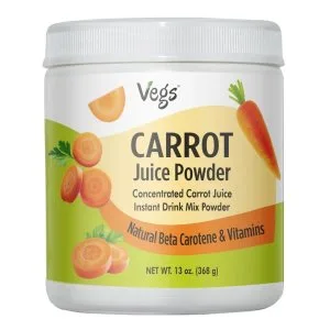 Carrot juice powder